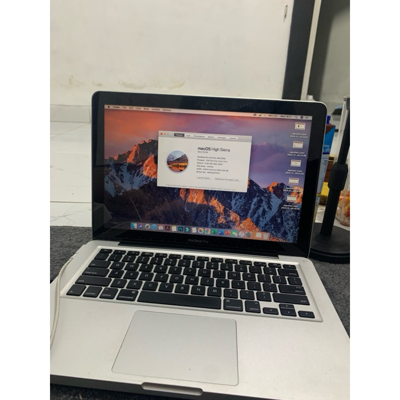 Laptop Macbook pro 13  - ssd128 - ram 8gb - vga Nvidia 2010