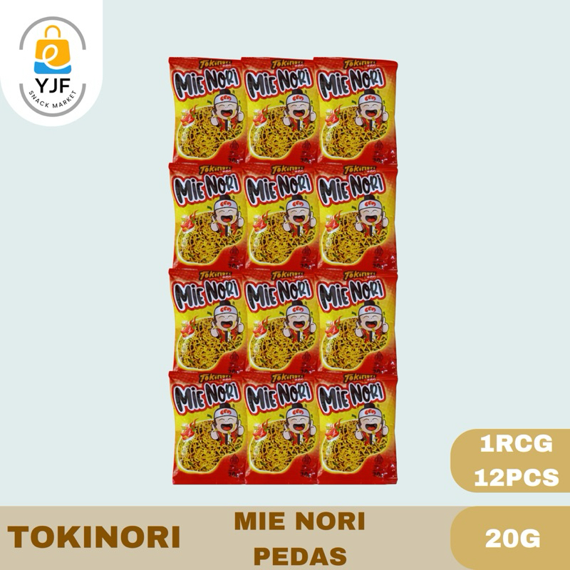 

Mie Nori Takinori RENCENG Cemilan Snack Mie Kering ala Jepang Rasa Ayam Bawang / BBQ / Pedas - isi 12PCS X 20g