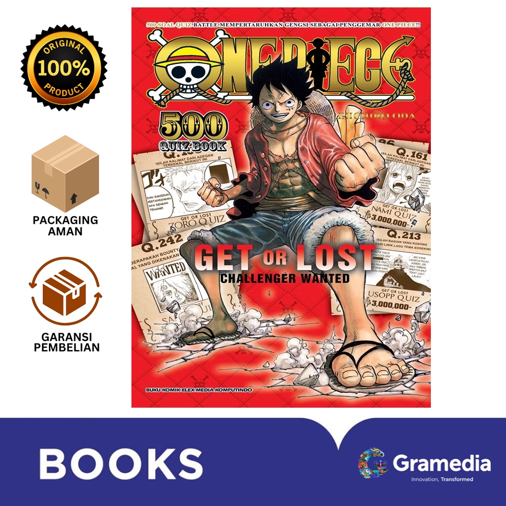 Gramedia Bali - ONE PIECE 500 QUIZ 01
