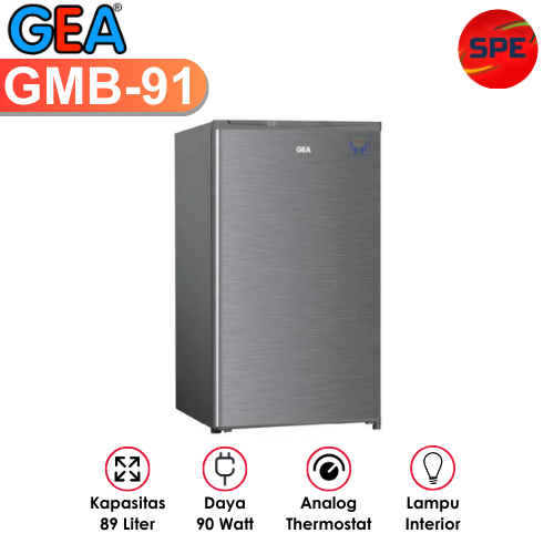 KULKAS MINI BAR PORTABLE GEA KAPASITAS 89 LITER GMB-91 / GMB91 GARANSI RESMI (MEDAN)
