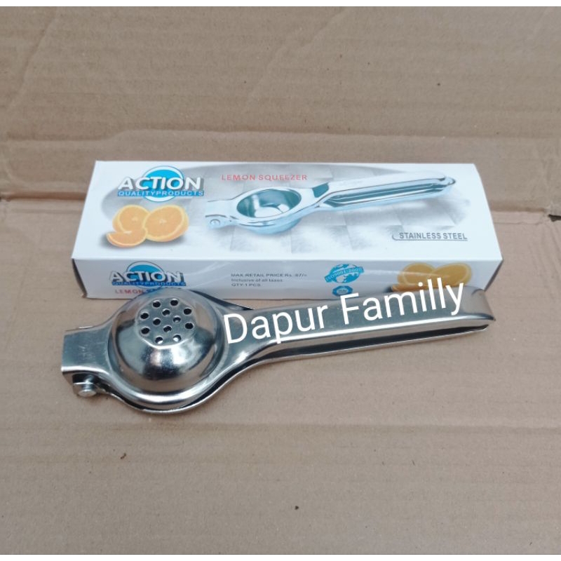 perasan jeruk manual stainless