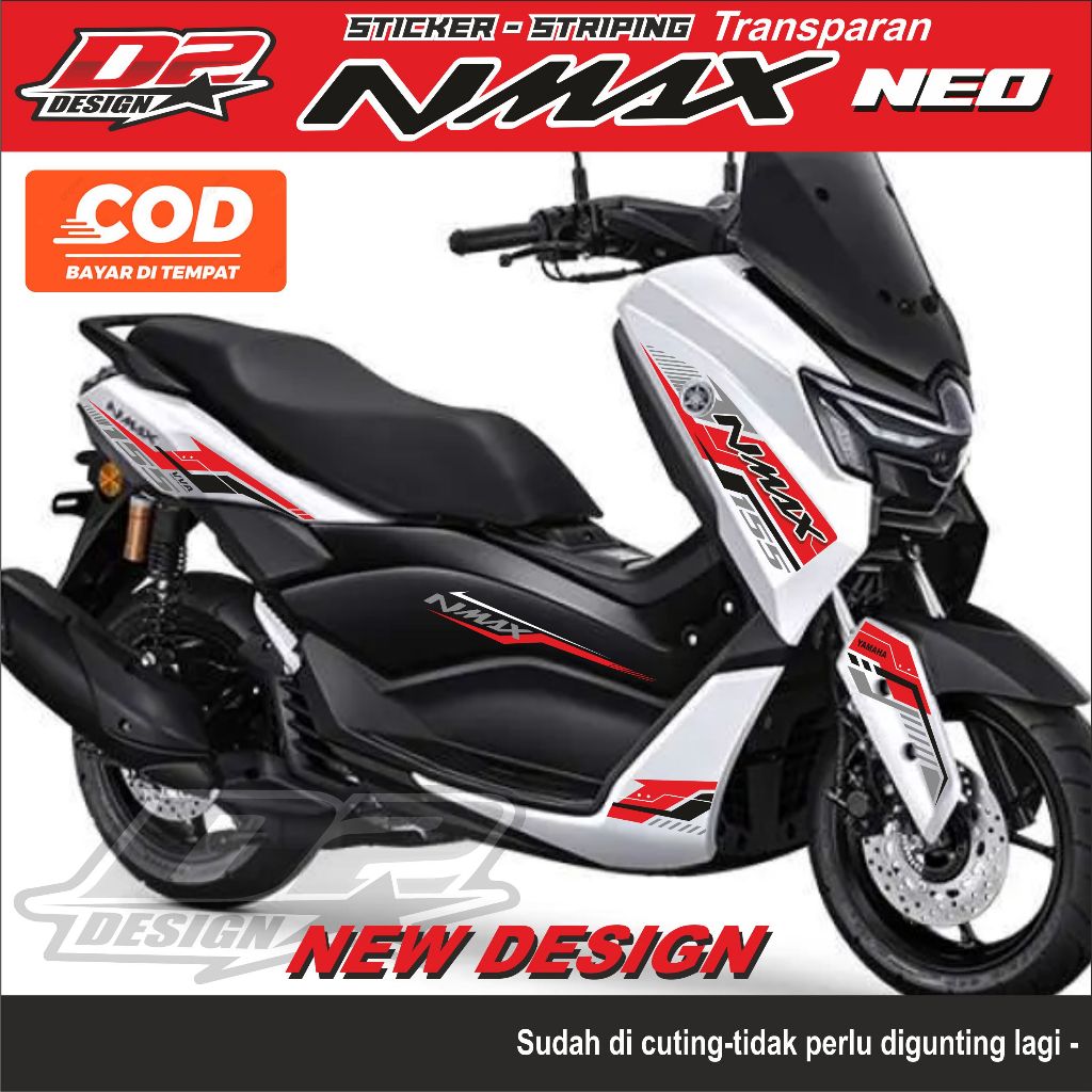 Stiker Transparan NMAX NEO Putih