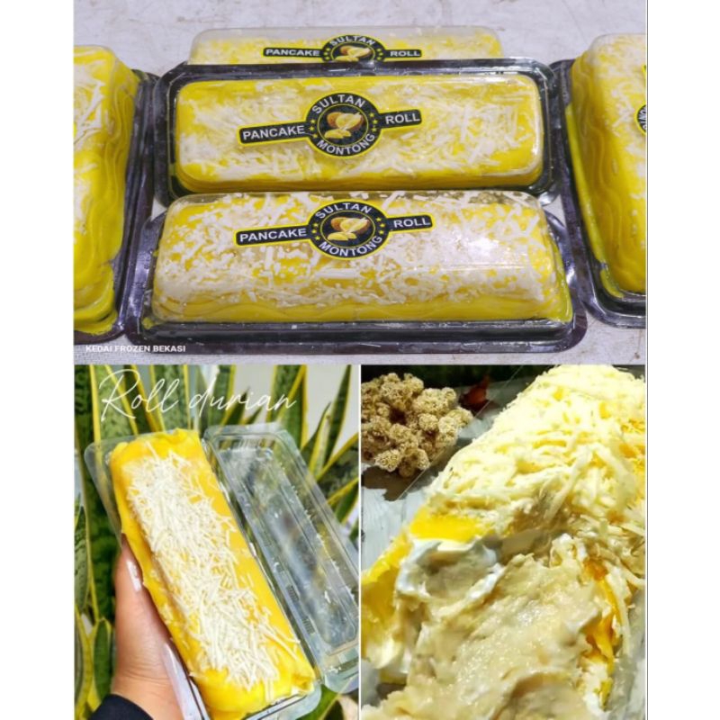 

pancake roll durian montong by sultan