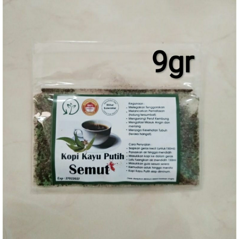 

KOPI KAYU PUTIH SEMUT 9gr (EXTRA BUBLE)