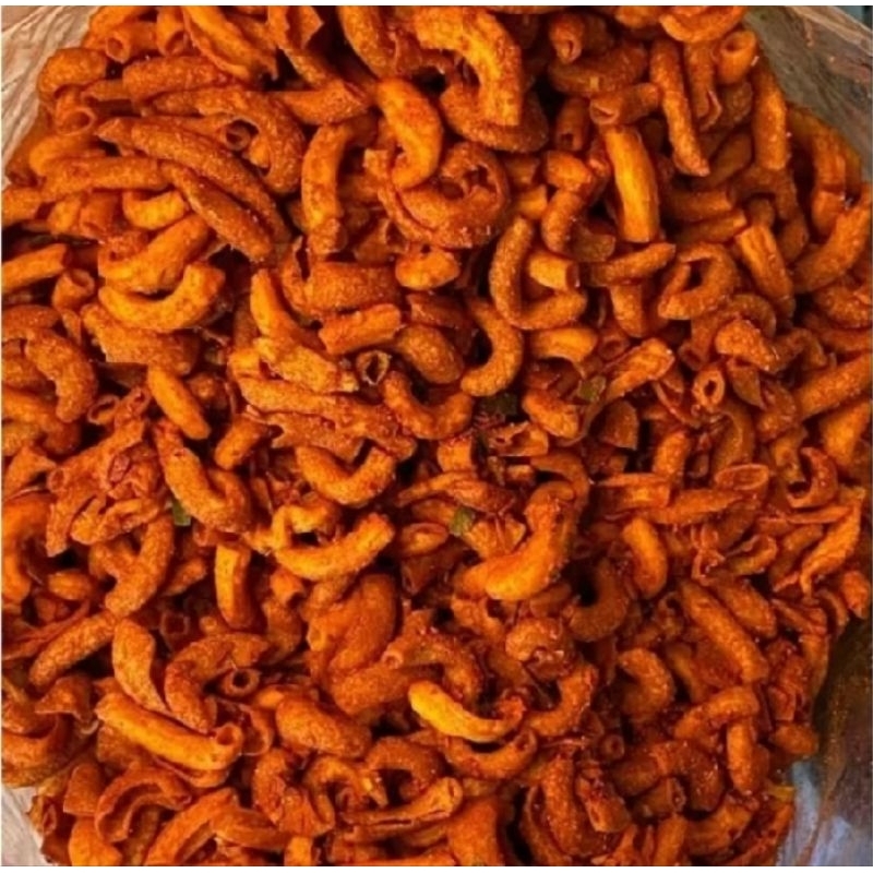 

Makaroni pedas pipa 500gram pedas daun jeruk