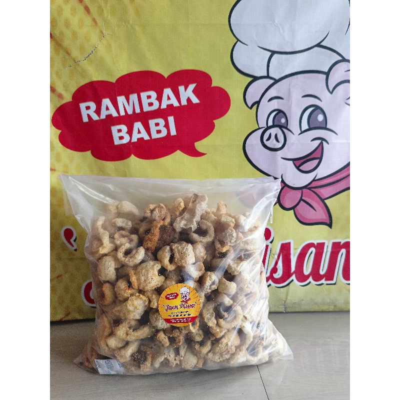 

rambak / kerupuk babi SAMCAM 1/2kg