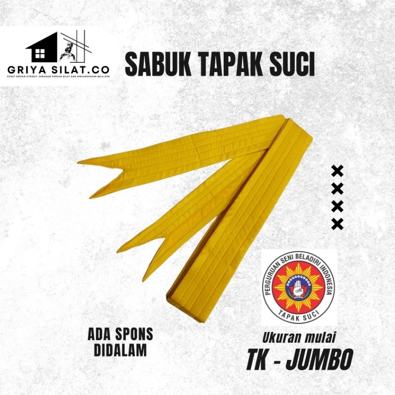 SABUK KUNING TAPAK SUCI/ SABUK SILAT/ TAPAK SUCI