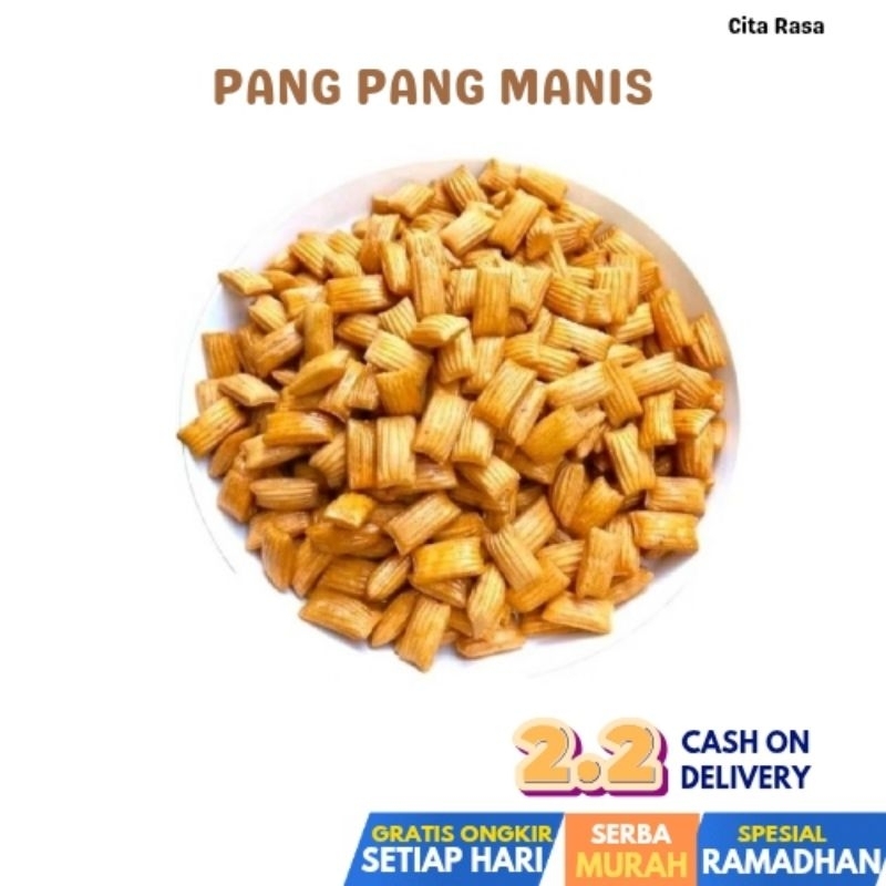 

PANGPANG MANIS 500GR MURAH ENAK RENYAH / PANG PANG KROMA