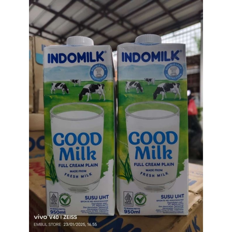 

Indomilk GoodMilk Susu UHT Plain 950ml – Susu Sapi Segar Berkualitas