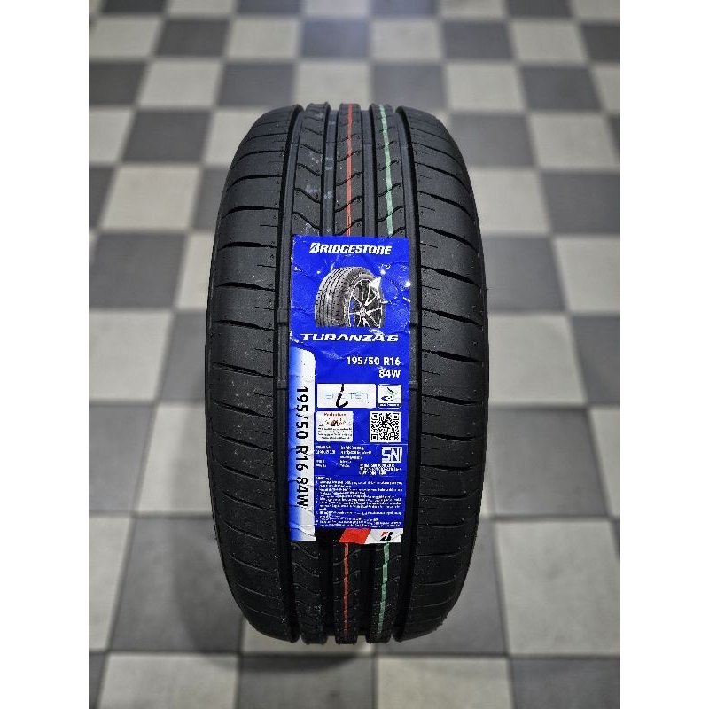 Ban Bridgestone Turanza 6 195/50 R16 (Ban Sienta,Yaris,Fiesta,Vios)