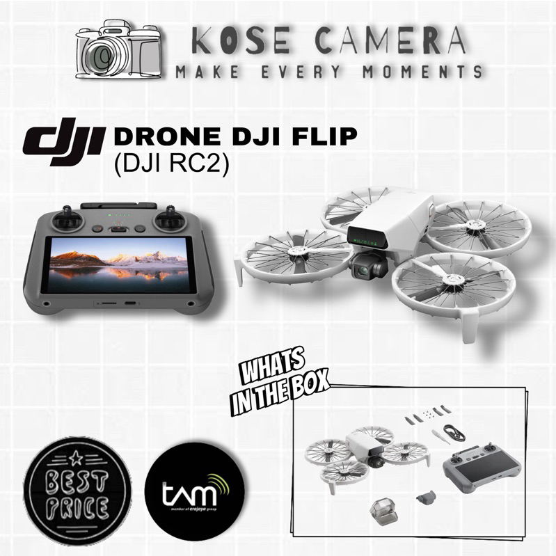 DJI Flip (DJI RC2) - Camera Drone