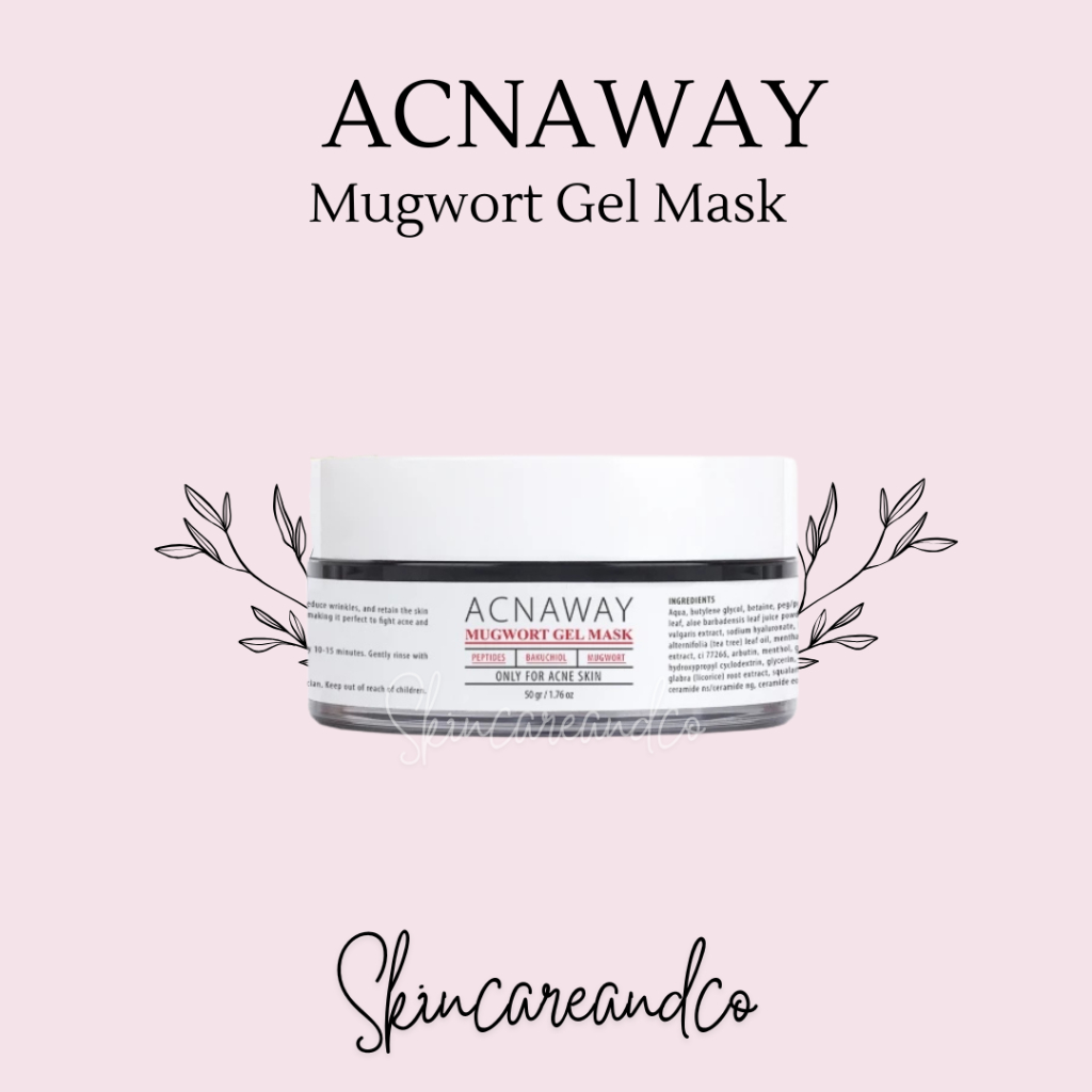 ACNAWAY Mugwort Mask Anti Pores Masker Gel Masker Mugwort Wash off mask [BPOM]