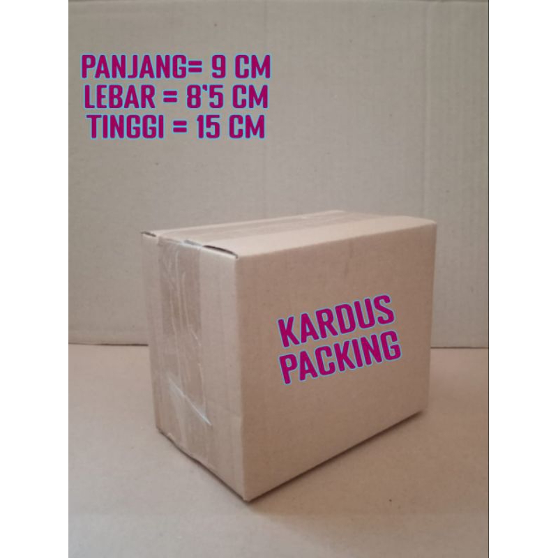

kardus packing UK 9x8'5x15 kardus kecil kardus besar