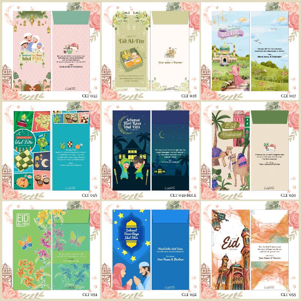 

Custom Order - Angpao Lebaran | Mubarak Angpao | Amplop THR Idul Fitri (CLV CEF Collection 6)