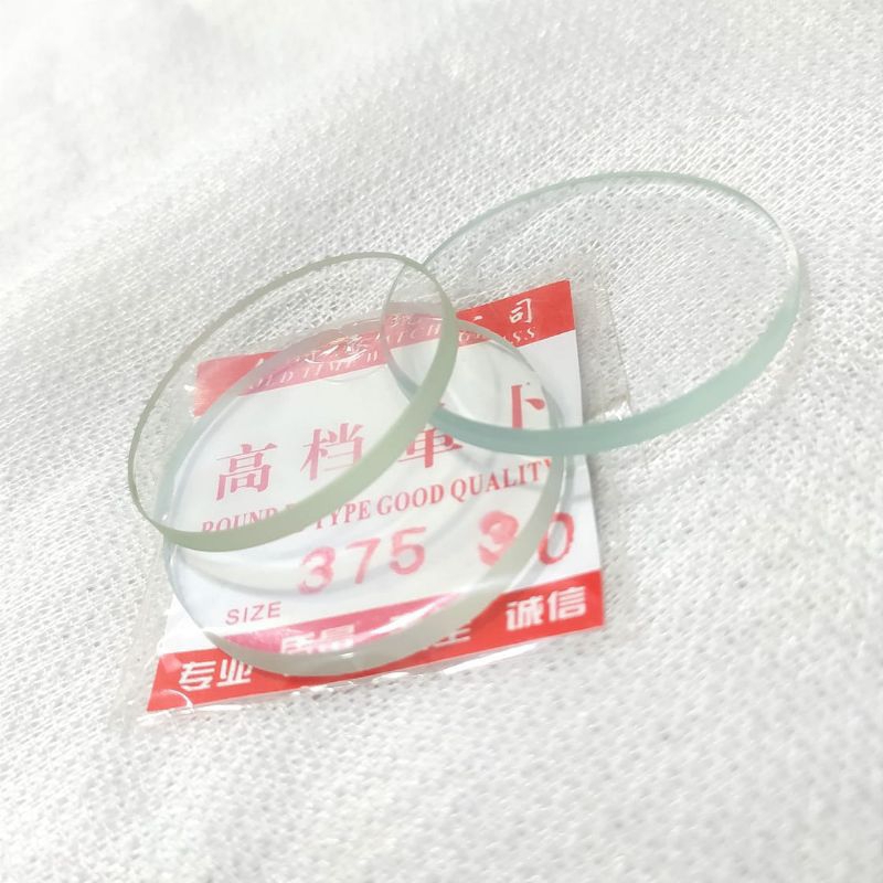 kaca jam tangan flat datar tebal 3 dan 4mm