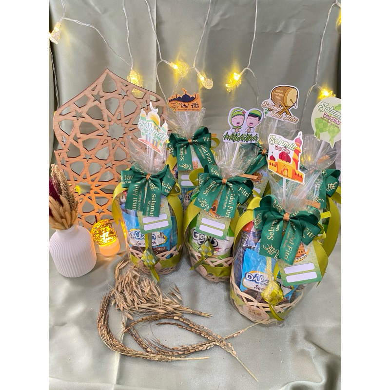 

MINI PARCEL LEBARAN TERMURAH ISI 5pcs, FREE PITA HANGTAG DAN TOPER IED