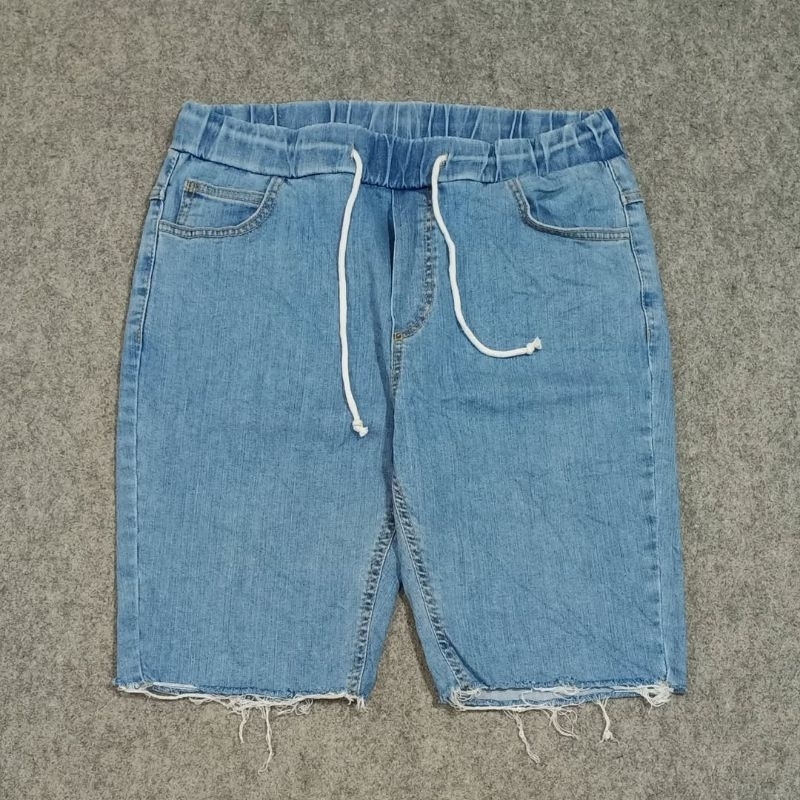 celana pendek jeans pria size 31 second ripped jeans