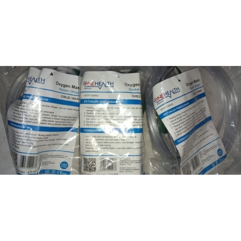 Masker Sungkup Oksigen Anak OneHealth