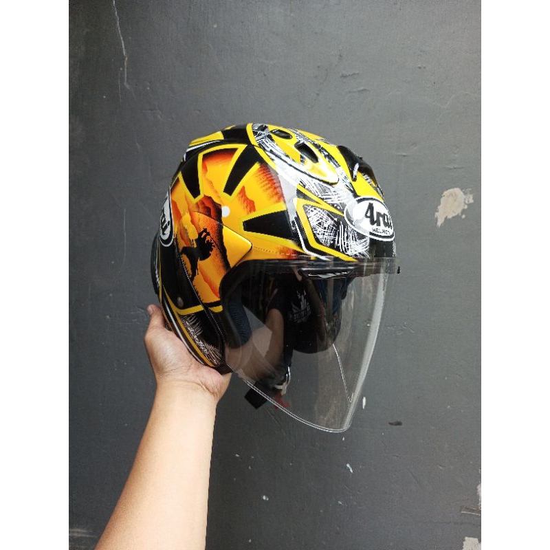 Not TSR SCOTT Copy Arai AHP Spirit Gold Second Bekas