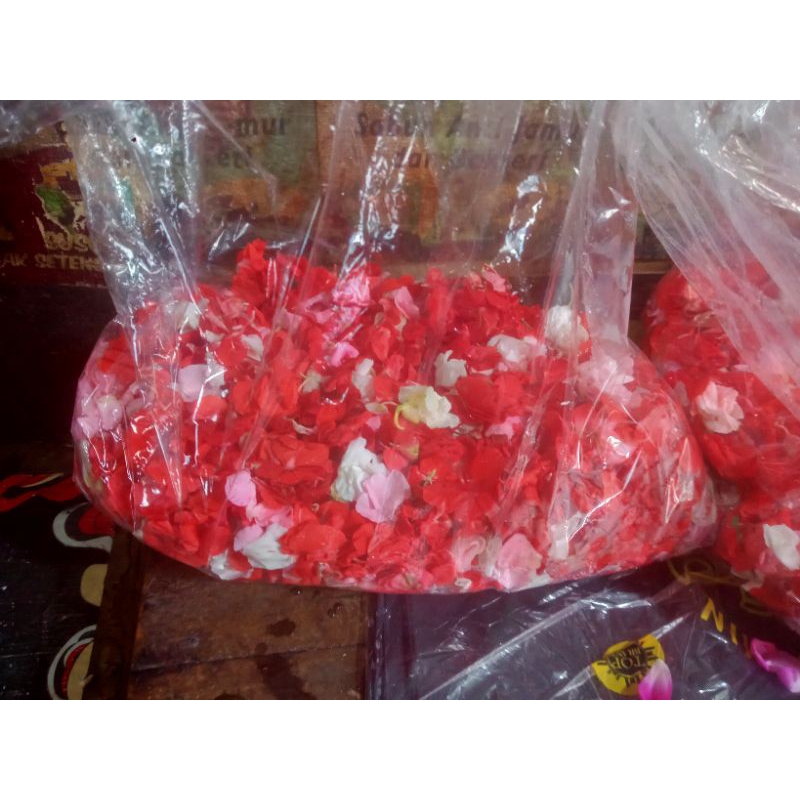 (1 kantong bunga tabur)Bunga tabur/bunga pihong/bunga untuk ziarah/bunga untuk tabur/bunga untuk tab
