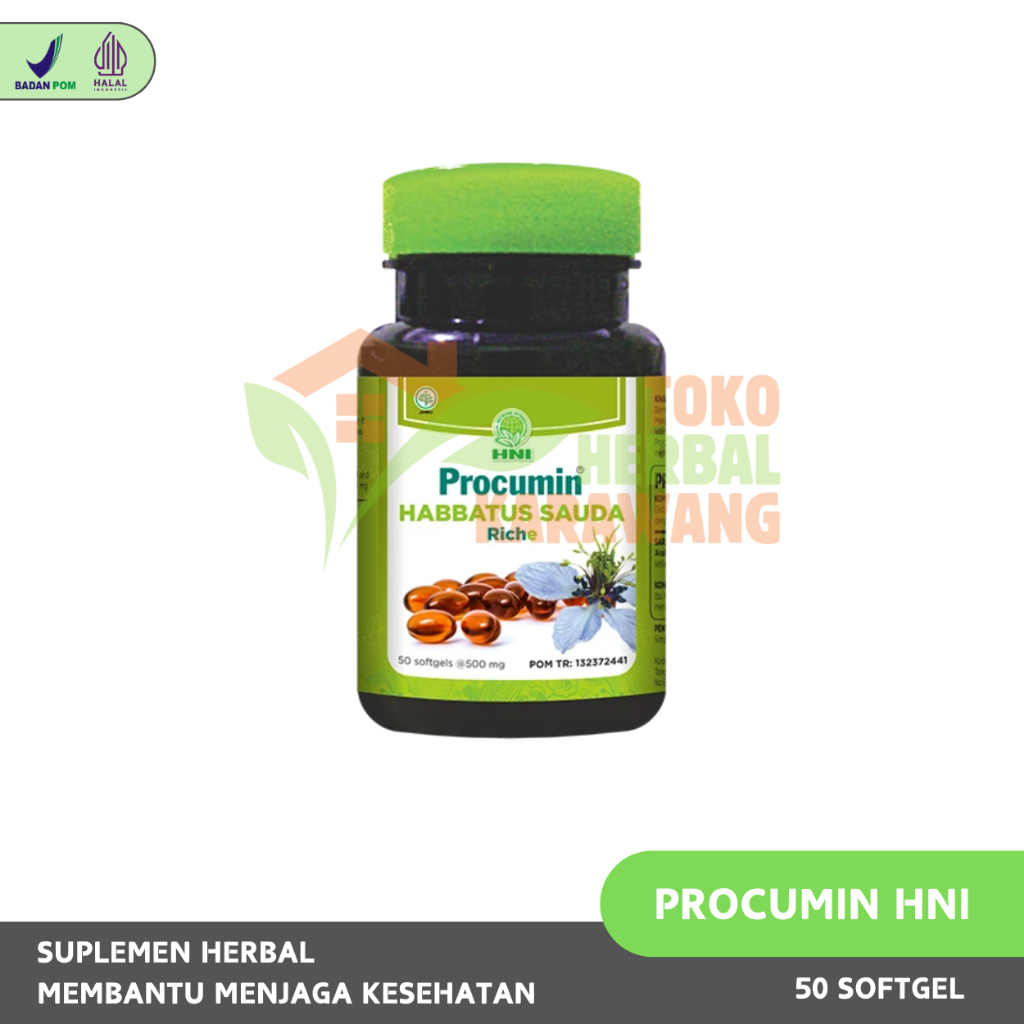 Procumin Habbatussauda Riche HNI HPAI Isi 50 Softgel
