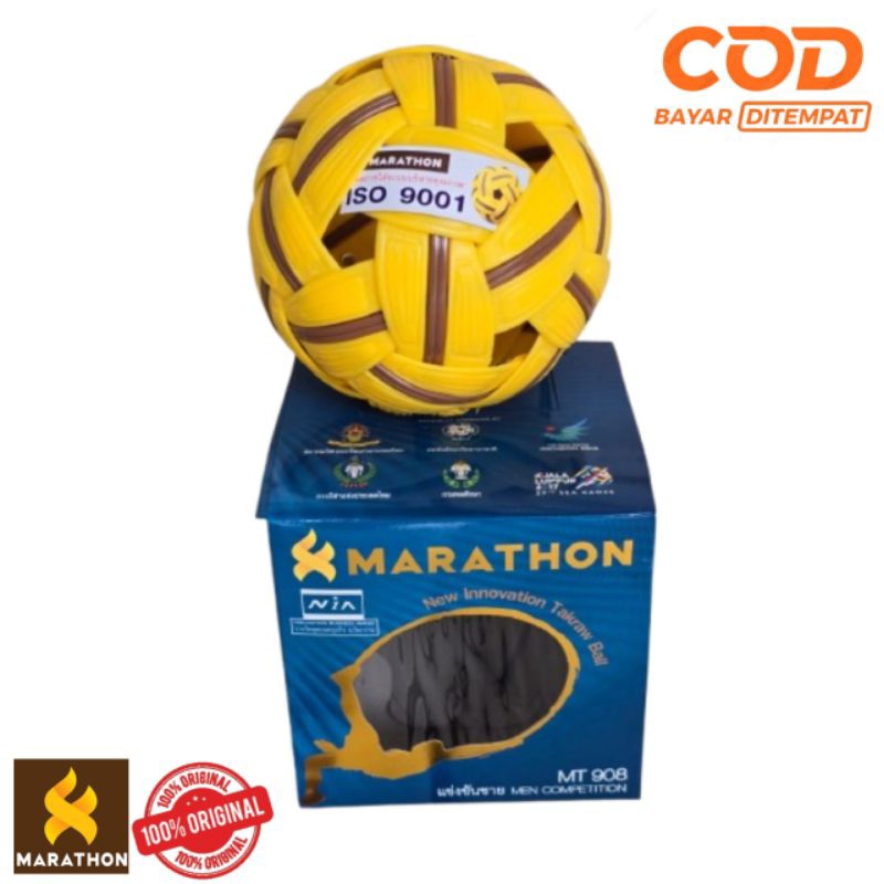 BOLA SEPAK TAKRAW MARATHON MT-908 MT-909 100% ORIGINAL THAILAND