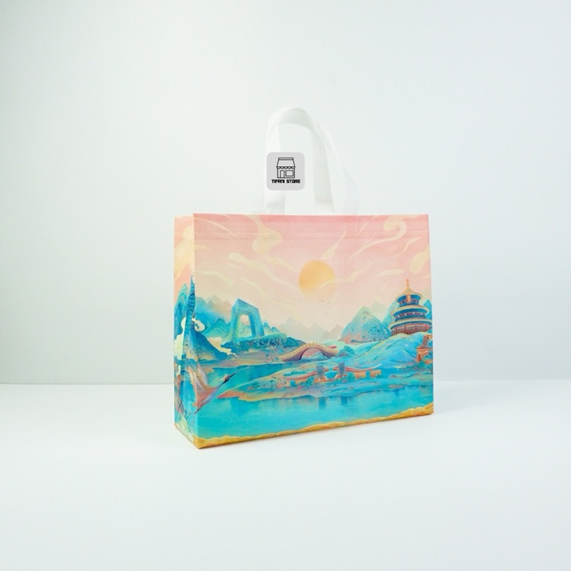

[PREMIUM] TAS HADIAH GOODIE BAG/SPUNBOND BAG/TAS BELANJA/TAS SPUNBOND MOTIF