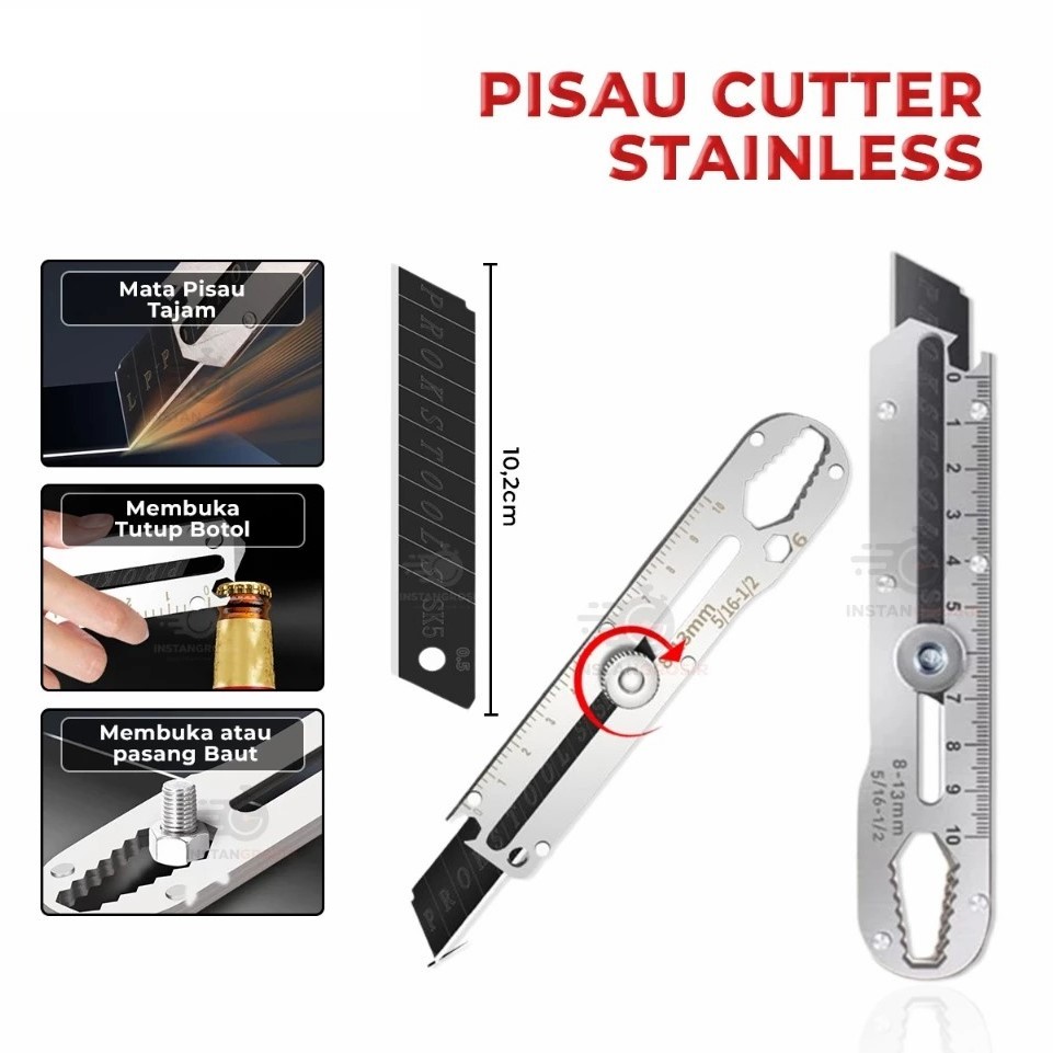 

Cutter Stainless Multifungsi