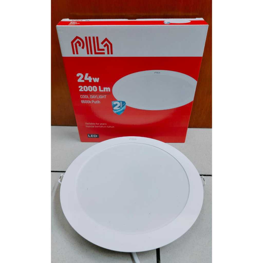 LAMPU DOWNLIGHT LED 24W 220V PILA LAMPU DOWNLIGHT PLAFON 24WATT BULAT