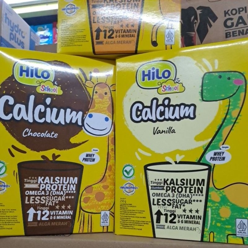 

hilo school 250 gr susu tinggi kalsium
