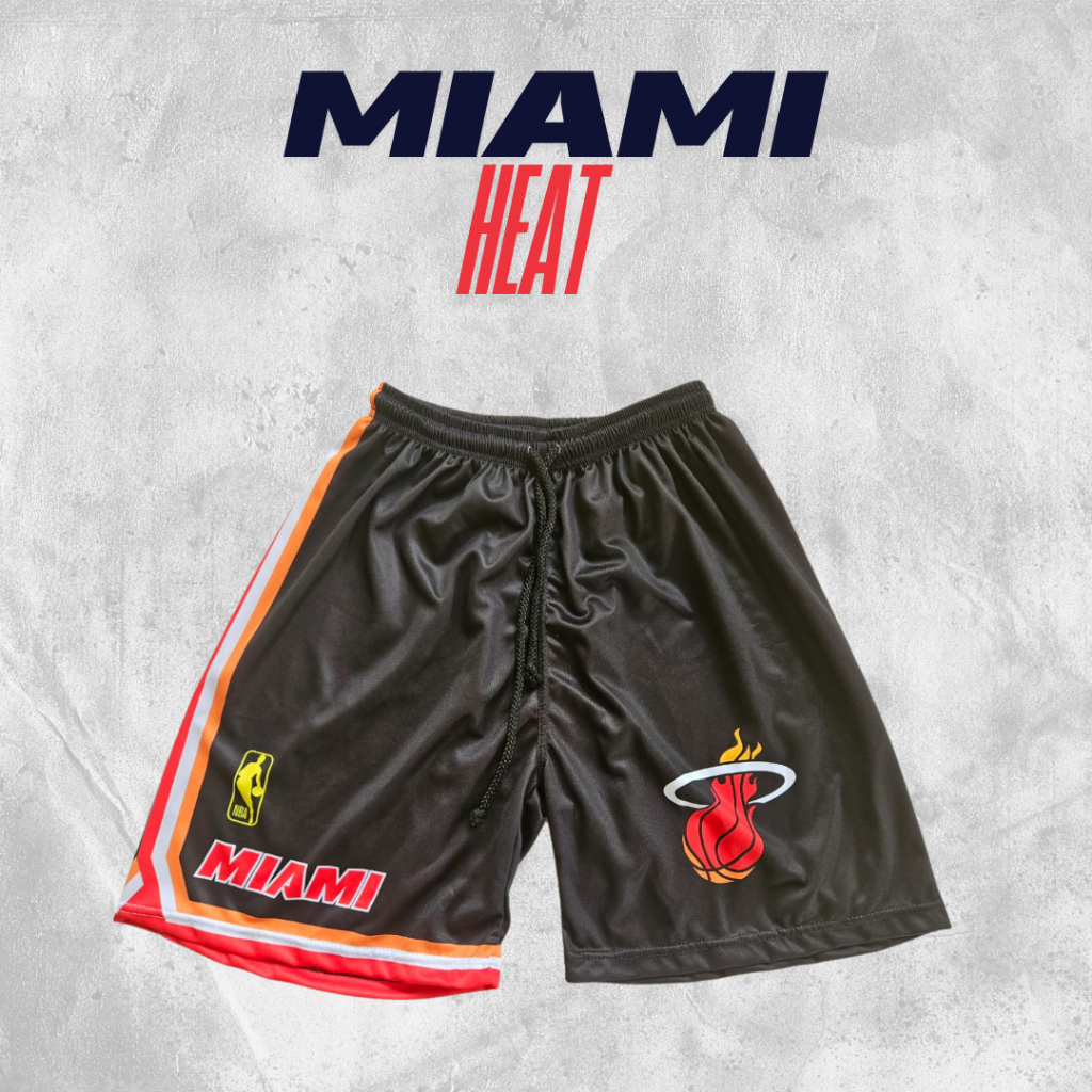 Celana Drifit Jersey Olahraga Miami Heat Basket