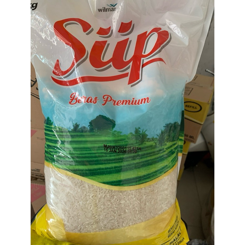 

beras siip 5kg murah meriah