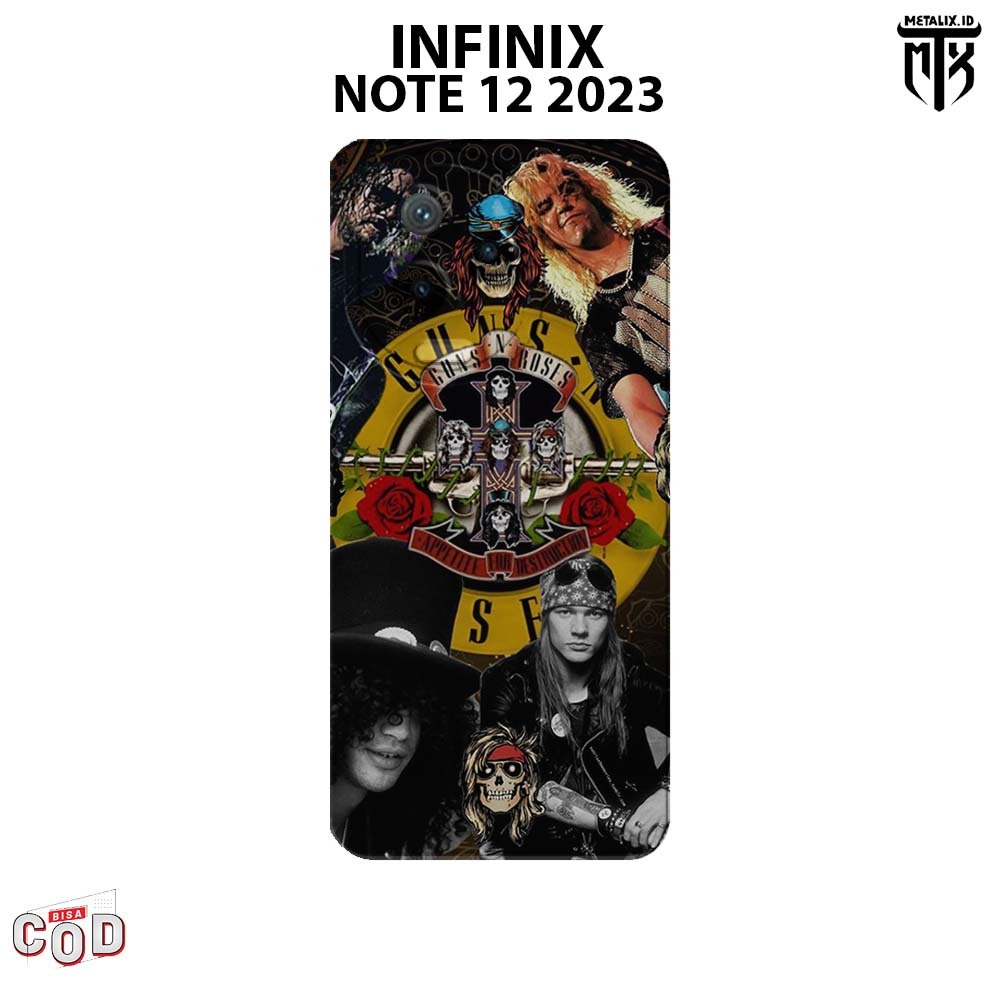 Casing INFINIX NOTE 12 2023 - Case INFINIX NOTE 12 2023 BAND GUNS N ROSSES SOFTCASE PROCAMERA CASE H