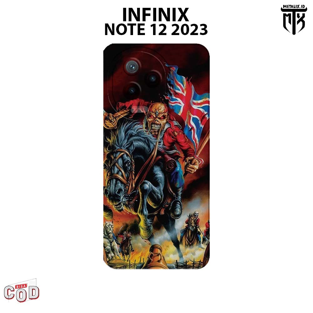 Casing INFINIX NOTE 12 2023 - Case INFINIX NOTE 12 2023 BAND IRON MAIDEN SOFTCASE PROCAMERA CASE HAN