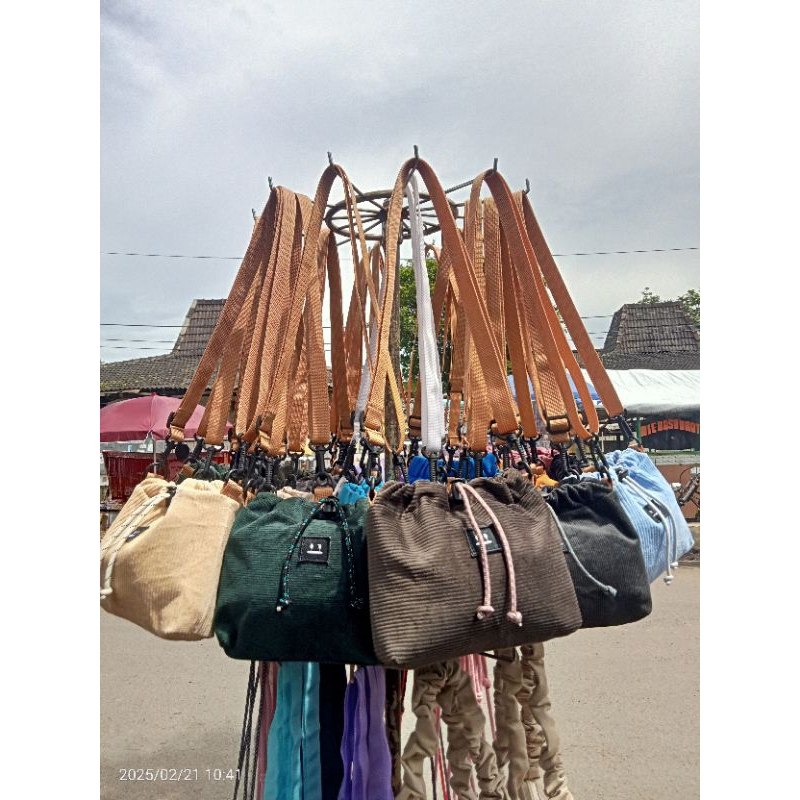 slingbag, tas slempang, slingbag corduroy