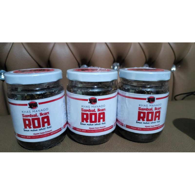 

Sambal Roa Tanpa Pengawet 200gram