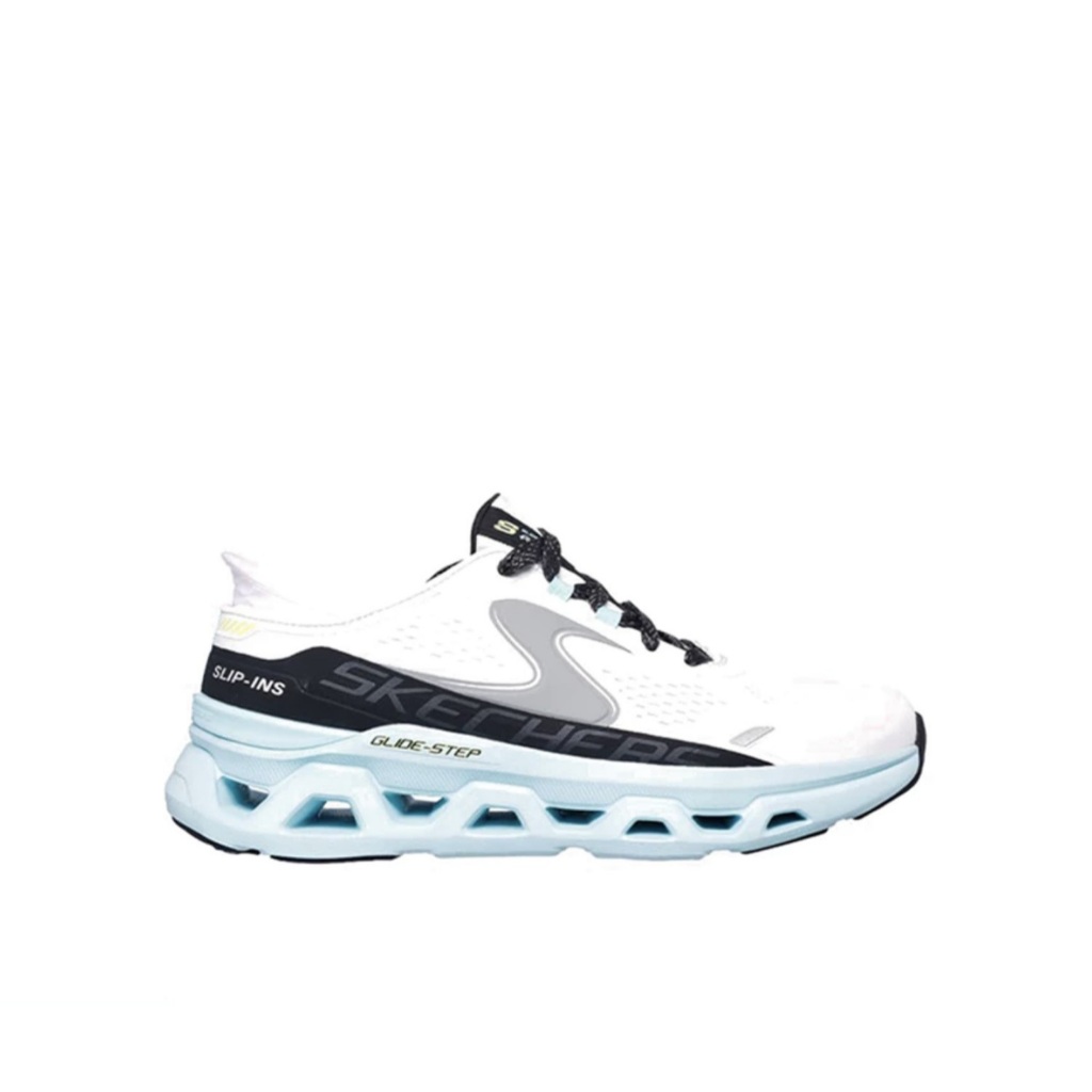 Sepatu Skechers Slip-Ins Glide-Step Altus Men's Sneaker Walk & Running Shoes - White / Putih