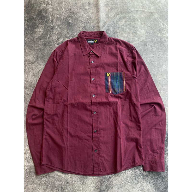 kemeja  lyle and scott
