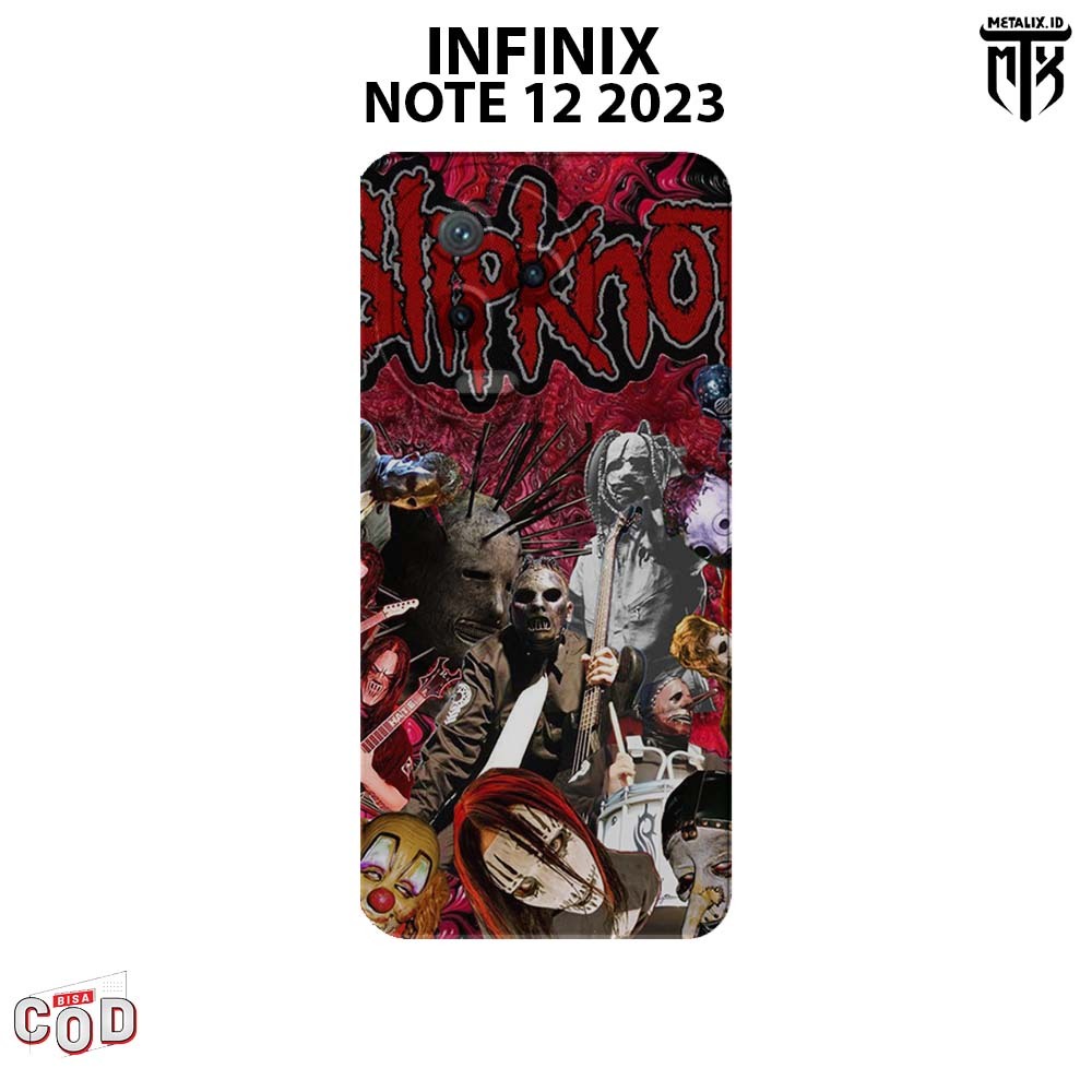 Casing INFINIX NOTE 12 2023 - Case INFINIX NOTE 12 2023 BAND SLIPKNOT SOFTCASE PROCAMERA CASE HANDPH