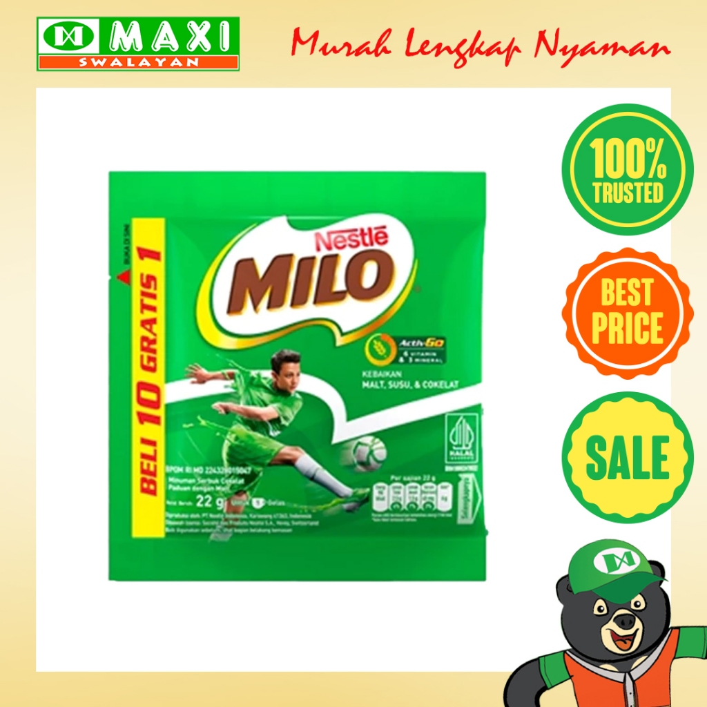 

Nestle Milo Activ-go 22gr isi 5 Sachet