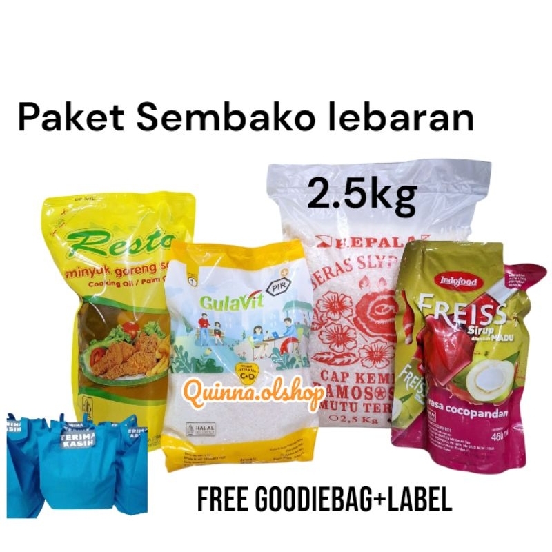 

Paket Sembako Lebaran/hampers/bingkisan...