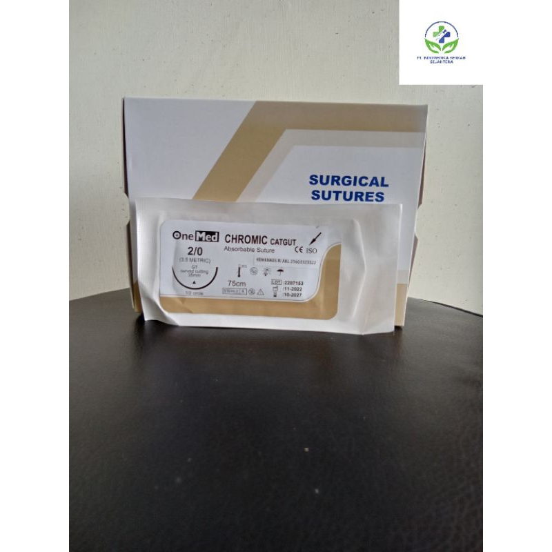Chromic 2/0 +needle om