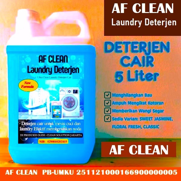 Detergen Cair Laundry Wangi 5 Liter / Deterjen liquid Deterjen Laundry Cair 5 LITER