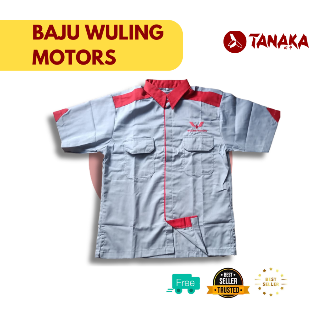 Seragam Mekanik Wuling | Seragam Mekanik I Seragam Mekanik Wuling Motor | Baju dan Celana Mekanik