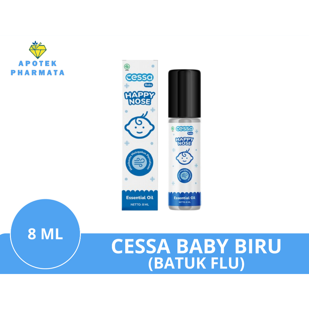 Cessa Baby Biru (Happy Nose) Essential Oil untuk Batuk dan Flu
