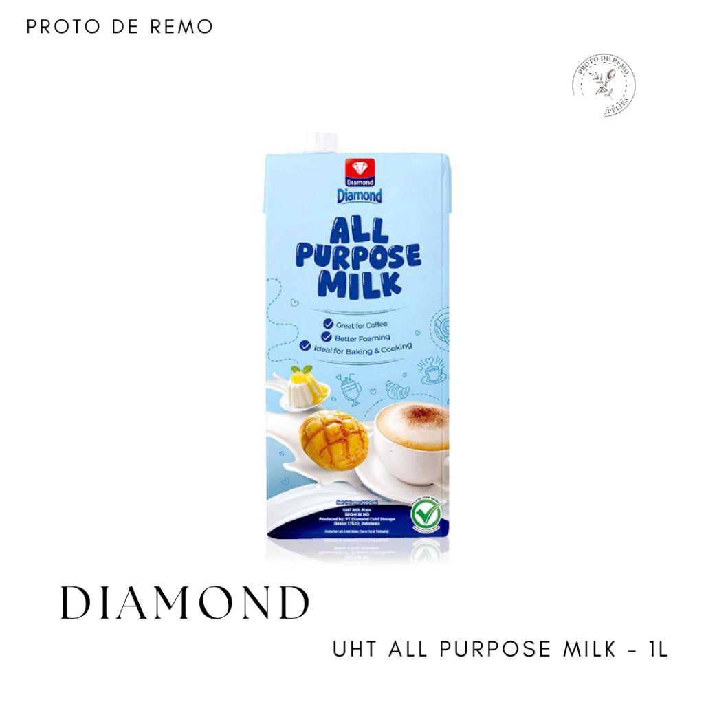 

Diamond All Purpose Milk UHT Cooking Baking Beverage Cream - 1L