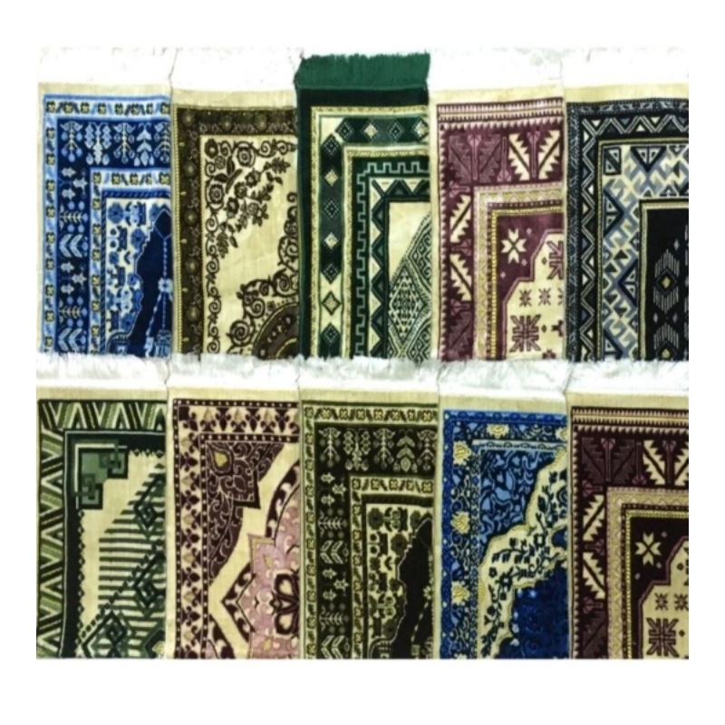 Sajadah Turkiye Yakar Sepigel/ Sajadah Tebal Dan Halus Bahan Bludru Ukuran Midi