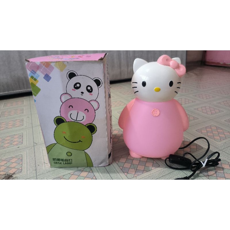 lampu tidur/lampu meja hello kitty