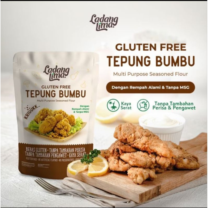 

Ladang Lima - 150 gr Tepung Bumbu Gluten Free