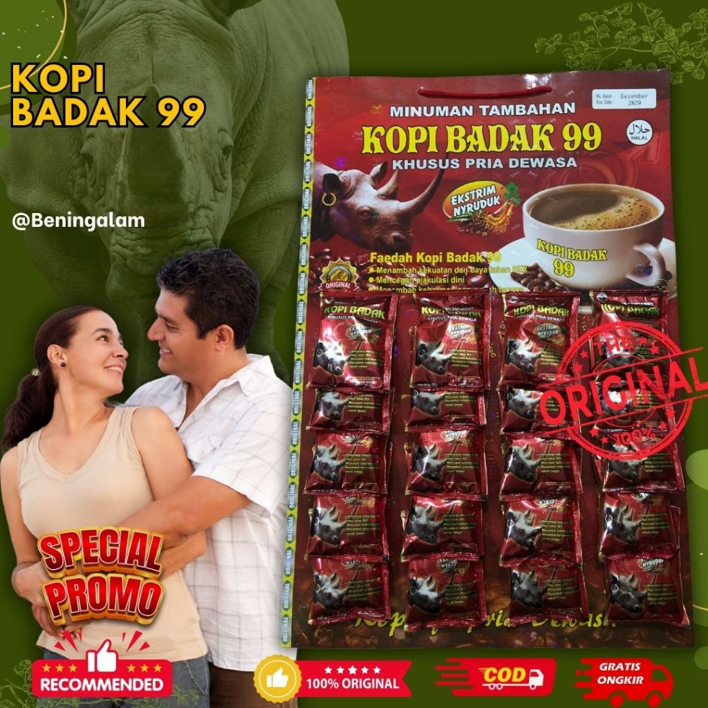 

Kopi Badan 99 Original Coffee Pria Tahan Lama